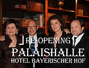Umbau der Palaishalle im Hotel Bayerischer Hof, München. Re-Opening am 09.11.2016 mit vielen Gästen (©Foto: Martin Schmitz)